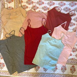 Aeropostale Small Fitted Sleeveless Camisoles